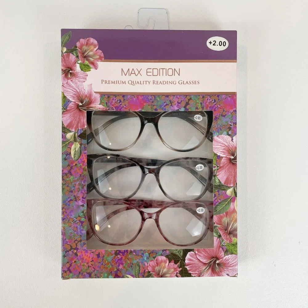 Max Edition +2.00 Reading Glasses Blush Tortoise Brown
